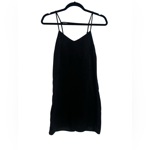 Women's Black Sleeveless Mini Dress - Picture 1 of 7